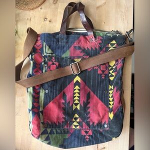Ralph Lauren Denim & Supply Aztec Corduroy tote bag